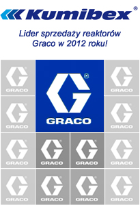 Kumibex najlepszy w 2012 w sprzedaży reaktorów Graco